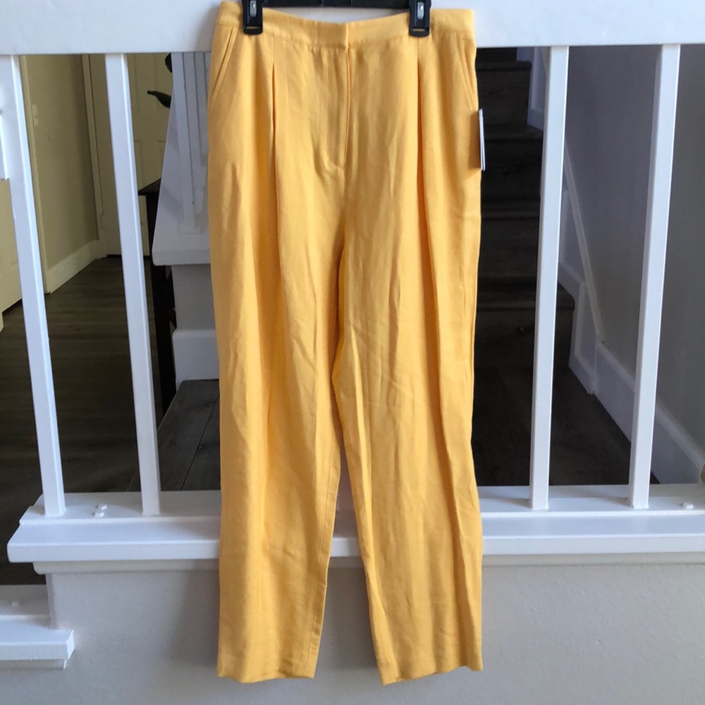 NWT Nordstrom yellow trousers Size 8 $12